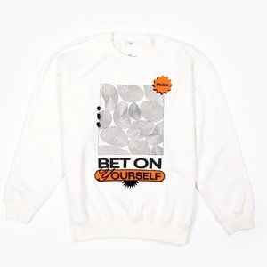 White Pietra Crewneck